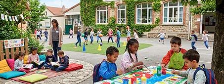 creating a school memory video from photos and videos of activities, outings and children's performances